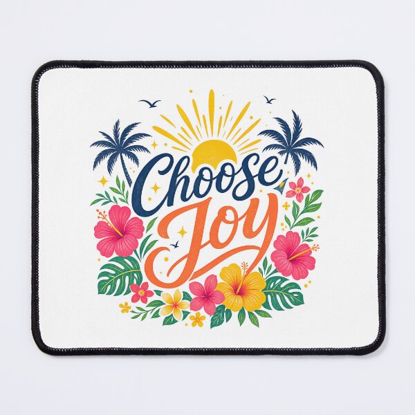 Item preview, Choose Joy Tropical: Typo Series designed and sold by emeraldazalea.