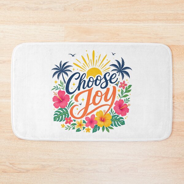 Item preview, Choose Joy Tropical: Typo Series designed and sold by emeraldazalea.
