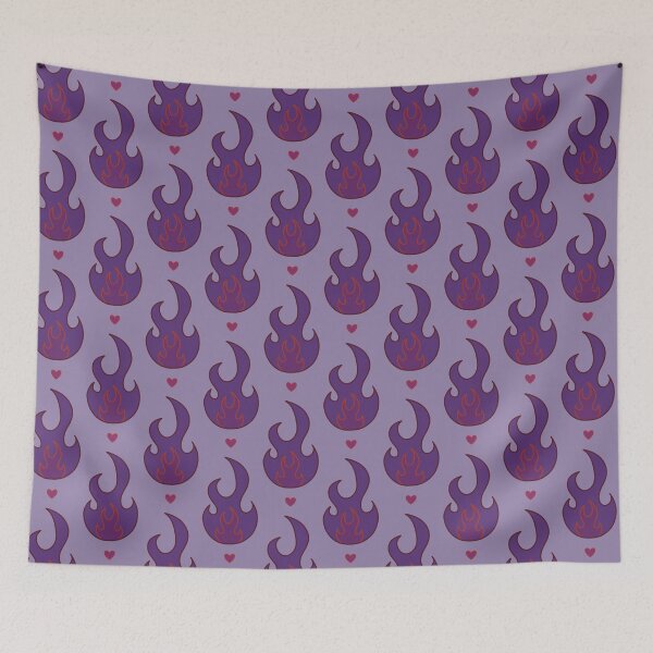Item preview, Purple Flame Pattern designed and sold by The Innocent Ghost Project.