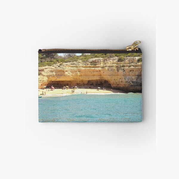 Item preview, Sunny Beach with Rocky Cliffs designed and sold by eddiebarronshop.