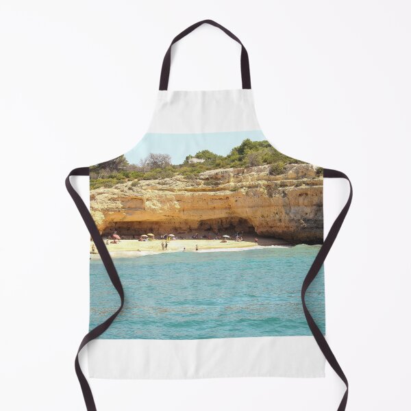 Item preview, Sunny Beach with Rocky Cliffs designed and sold by eddiebarronshop.