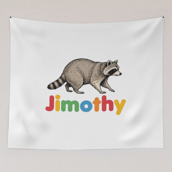 Item preview, Jimothy Colorful Raccoon Retro Wildlife Illustration – Cute Forest Animal Vintage Style Graphic for Nature Lovers, Funny Woodland Art Gift, Cozy Outdoor Adventure Aesthetic Design designed and sold by Charonde.