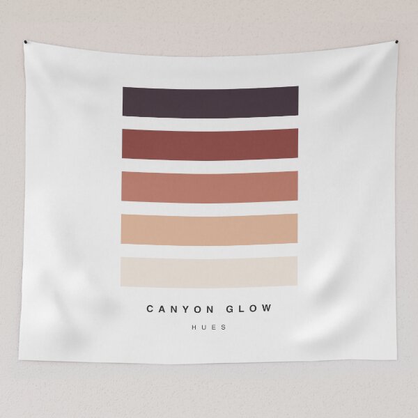 Item preview, ‘Canyon Glow’ Classic Hue Palette designed and sold by The Colourful Game.
