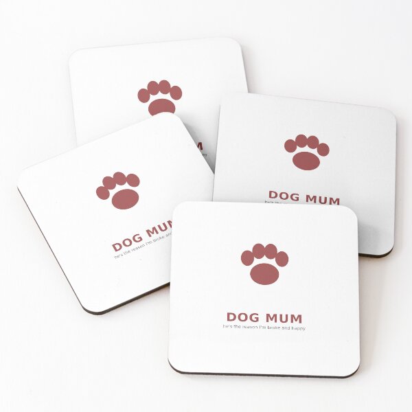 Item preview, Dog Mum Shirt Funny Dog Lover Gift Paw Print Tee designed and sold by Line & Linen .