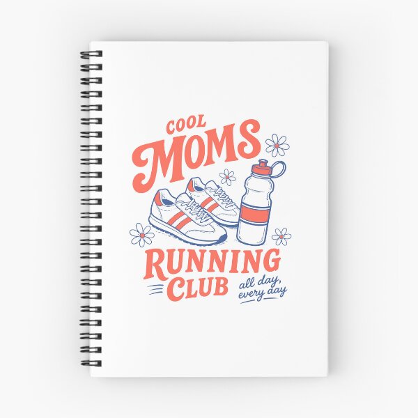 Item preview, Cool Moms Running Club Retro Vintage Running Gift Design designed and sold by w1ckerman.