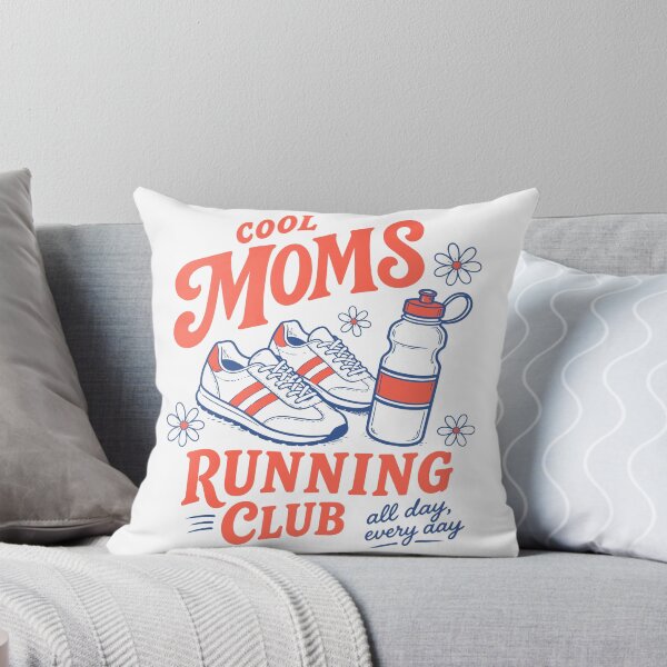 Item preview, Cool Moms Running Club Retro Vintage Running Gift Design designed and sold by w1ckerman.