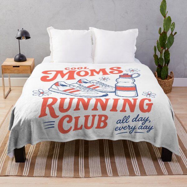 Item preview, Cool Moms Running Club Retro Vintage Running Gift Design designed and sold by w1ckerman.