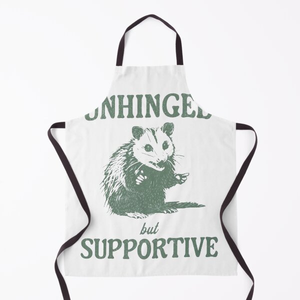 Item preview, Unhinged but Supportive - Funny Opossum designed and sold by Gbriel3.