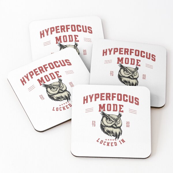 Item preview, Hyperfocus Mode Locked In Owl Varsity T-Shirt designed and sold by lenalenspod.