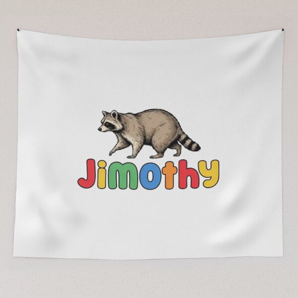 Item preview, Jimothy Adorable Raccoon Cartoon Inspired Vintage Wildlife Design – Colorful Woodland Animal Illustration for Nature Enthusiasts, Camping Lovers, Forest Friends, and Cute Animal Art Fans designed and sold by Charonde.