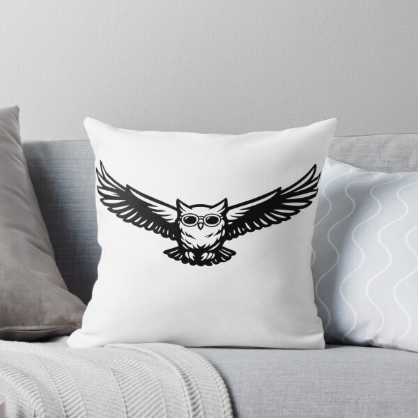 Item preview, Flying Owl Sticker | Cool Owl With Sunglasses | Majestic Bird Art designed and sold by Gremlin Hours.
