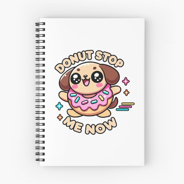 Item preview, Kawaii Chibi Donut Stop Me Now funny Food Pun designed and sold by Karma Design.