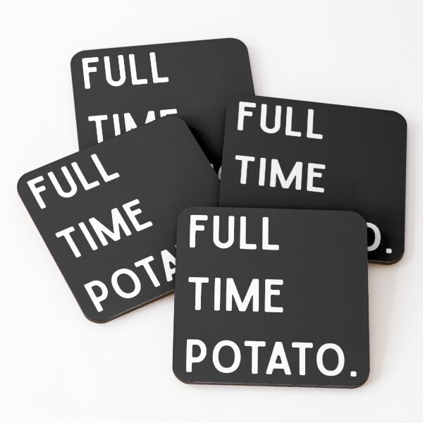 Item preview, Full Time Potato Funny Minimalist Gifts designed and sold by BrokenLabel.