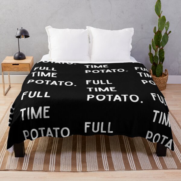 Item preview, Full Time Potato Funny Minimalist Gifts designed and sold by BrokenLabel.
