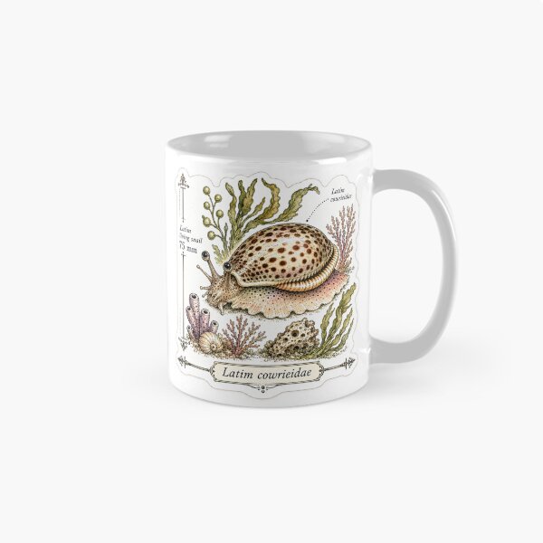Item preview, Cute Vintage Cowrie Shell Sticker - Scientific Beach Plate designed and sold by PND7777.