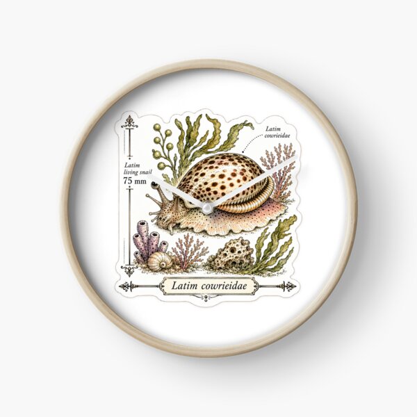 Item preview, Cute Vintage Cowrie Shell Sticker - Scientific Beach Plate designed and sold by PND7777.