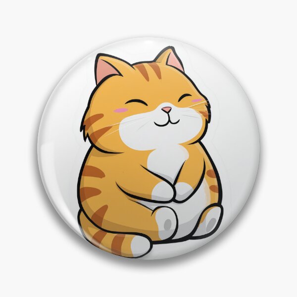 Item preview, Cat Loaf Cute Orange Tabby Kawaii designed and sold by StickerMan17.