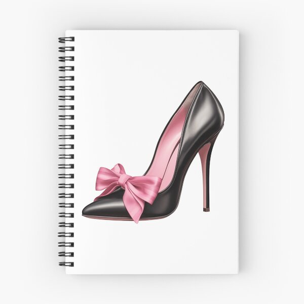 Item preview, Coquette Pink Bow High Heel Cute Girly Feminine Fashion designed and sold by sunnivamla.