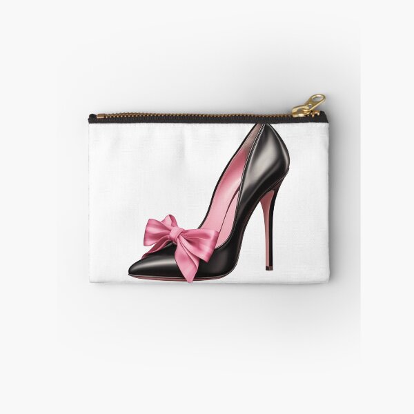 Item preview, Coquette Pink Bow High Heel Cute Girly Feminine Fashion designed and sold by sunnivamla.