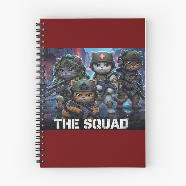 Item preview, The Squad - Tactical Cats Team 04 Cyberpunk Military designed and sold by OneShot Labs.