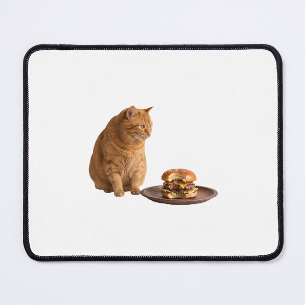 Item preview, Cat hamburger food meme memes funny cute kawaii designed and sold by CheeseBlueprint.