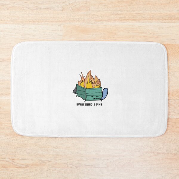 Item preview, Funny Dumpster Fire Everything's Is Fine designed and sold by JamesstDesign.