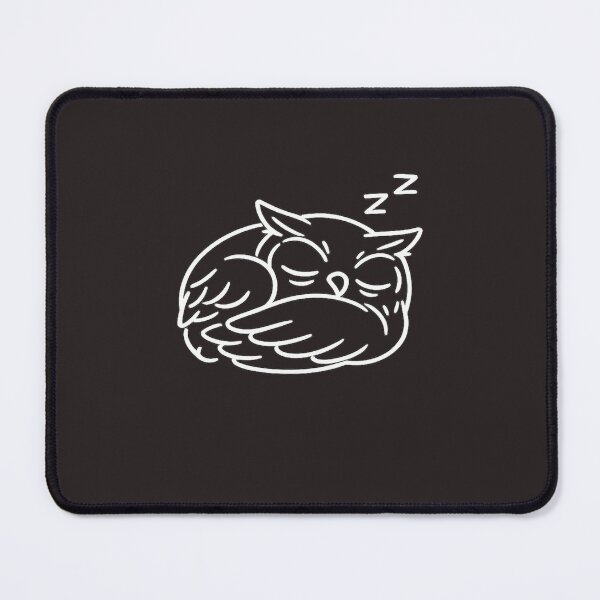 Item preview, Sleeping Owl Sticker | Cozy Cute Owl | Peaceful Woodland Bird Art designed and sold by Gremlin Hours.