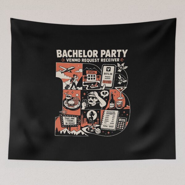 Item preview, Bachelor party venmo designed and sold by Peerless-Prime.