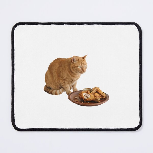 Item preview, Cat fried chicken food meme memes funny cute kawaii  designed and sold by CheeseBlueprint.