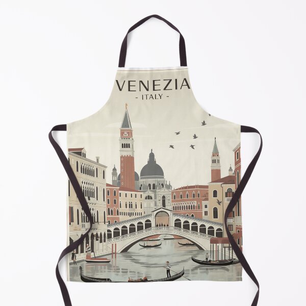 Item preview, Venice Italy Vintage Travel Poster designed and sold by Aminlazir.