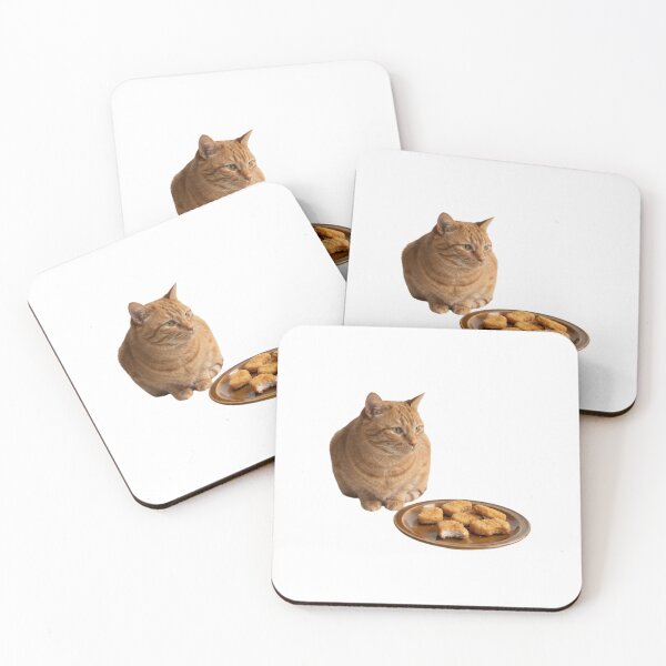 Item preview, Cat chicken nuggets food meme memes funny cute kawaii  designed and sold by CheeseBlueprint.