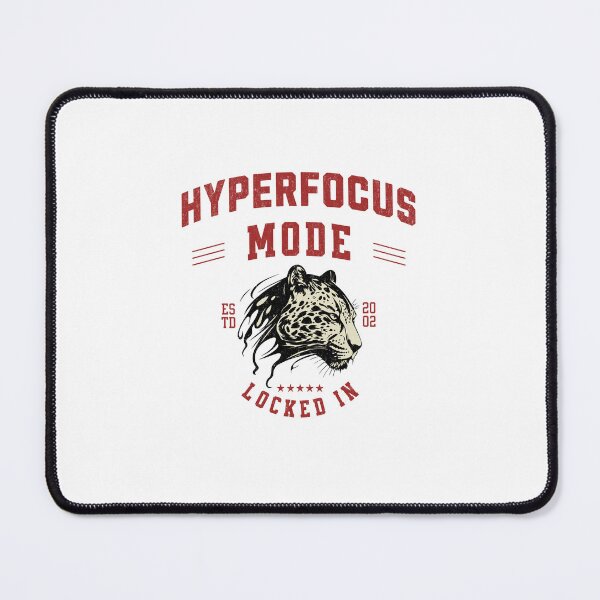 Item preview, Hyperfocus Mode Locked In Leopard Varsity T-Shirt designed and sold by lenalenspod.