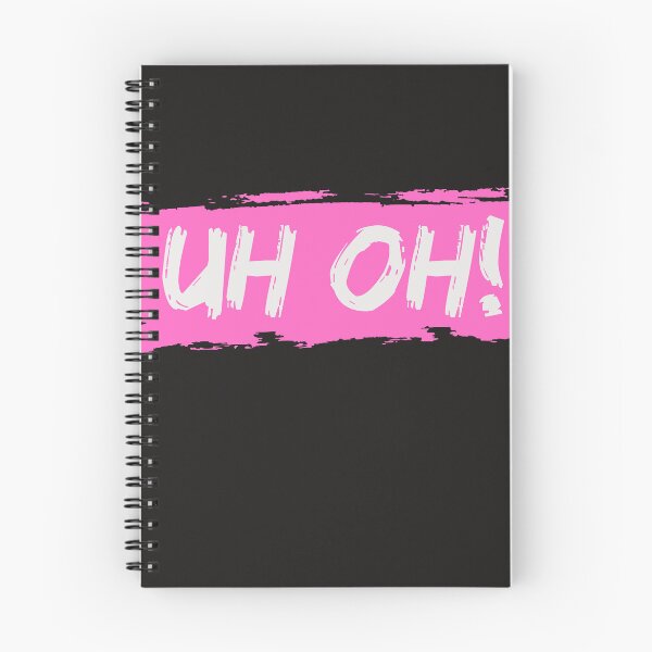 Item preview, Uh Oh Bold Typography Design | Funny Retro Expression | Cute Minimal Quote Gift Pink designed and sold by OhUTees.