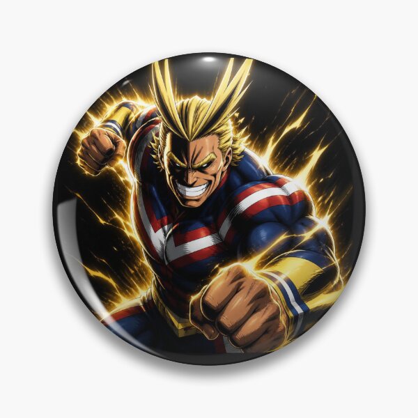 Item preview, All Might Symbol of Peace Detroit Smash Anime Illustration designed and sold by Broken143.