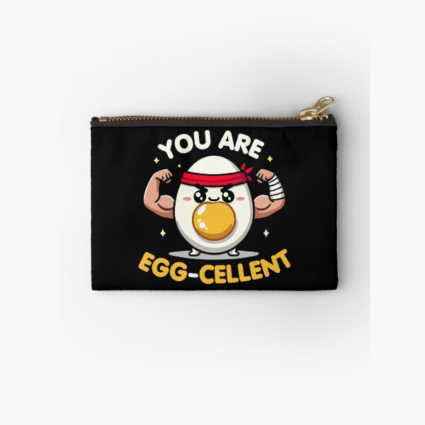Item preview, Kawaii Chibi Egg You're Egg-cellent Funny Food Pun designed and sold by Karma Design.