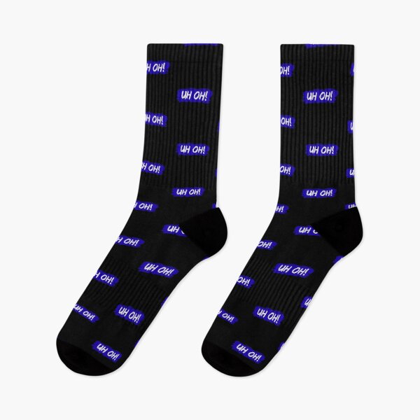 Item preview, Uh Oh Bold Typography Design | Funny Retro Expression | Cute Minimal Quote Gift Dark Blue designed and sold by OhUTees.