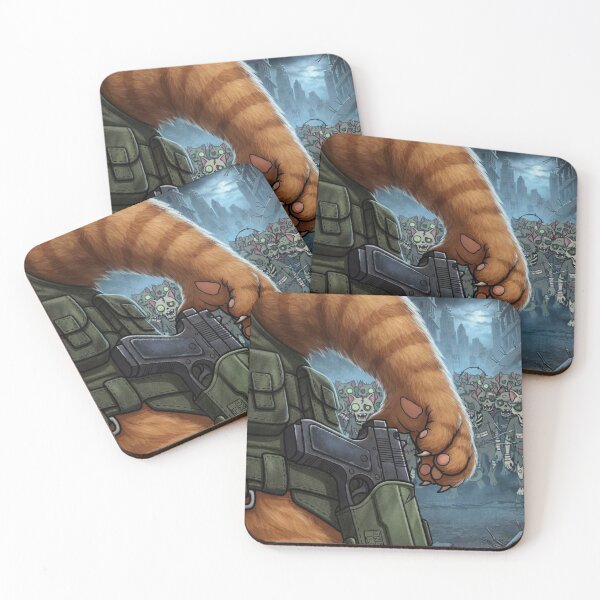 Item preview, The Walking Cats - Zombie Cats Apocalypse designed and sold by OneShot Labs.