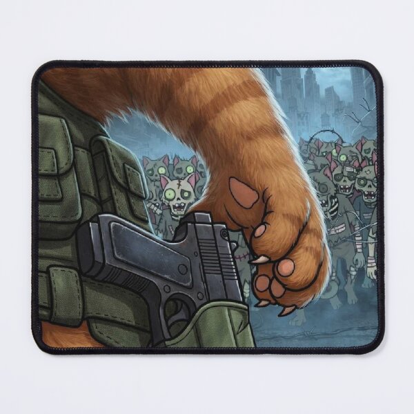 Item preview, The Walking Cats - Zombie Cats Apocalypse designed and sold by OneShot Labs.