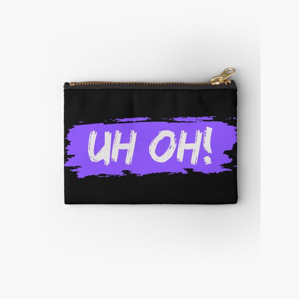 Aperçu de l'œuvre Oups ! Design typographique audacieux | Expression rétro amusante | Cadeau minimaliste mignon avec citation violette créée et vendue par OhUTees.