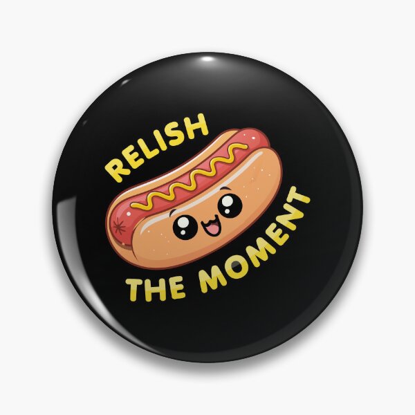 Item preview, Kawaii Chibi Hotdog – Relish the Moment Funny Food designed and sold by Karma Design.