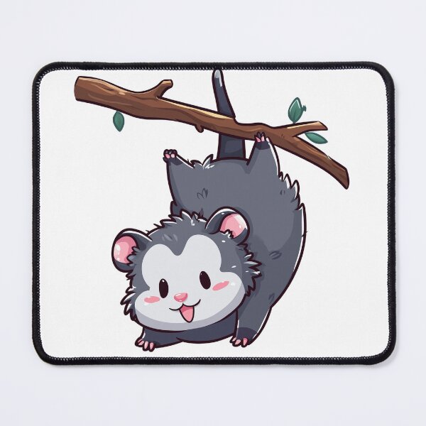 Item preview, Possum Hanging Upside Down Cute Kawaii designed and sold by StickerMan17.
