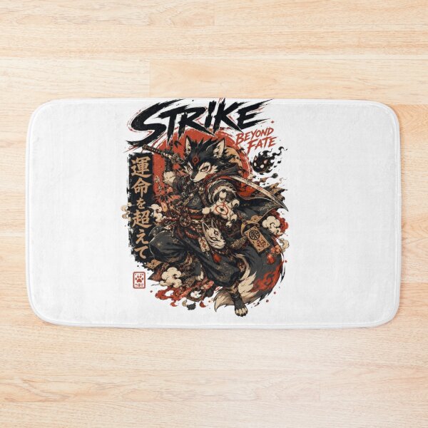 Item preview, Strike Beyond Fate – Mystic Wolf Samurai Yokai Warrior Vintage T-Shirt designed and sold by D.Shop.