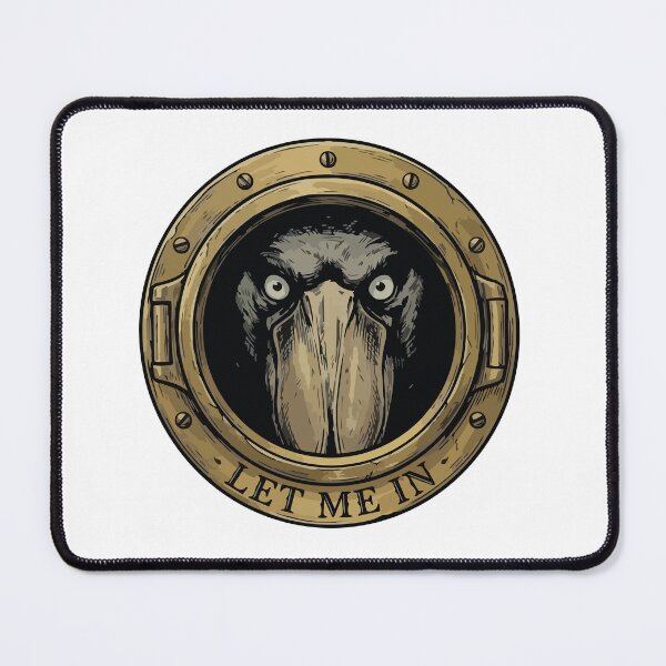 Item preview, Gothic Shoebill Stork Let Me In Porthole Art designed and sold by Arc2020.
