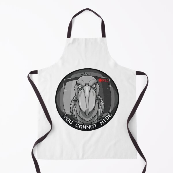 Item preview, You Cannot Hide Shoebill Stork CCTV Camera Meme designed and sold by Arc2020.