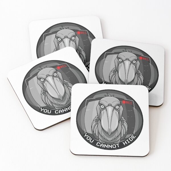 Item preview, You Cannot Hide Shoebill Stork CCTV Camera Meme designed and sold by Arc2020.