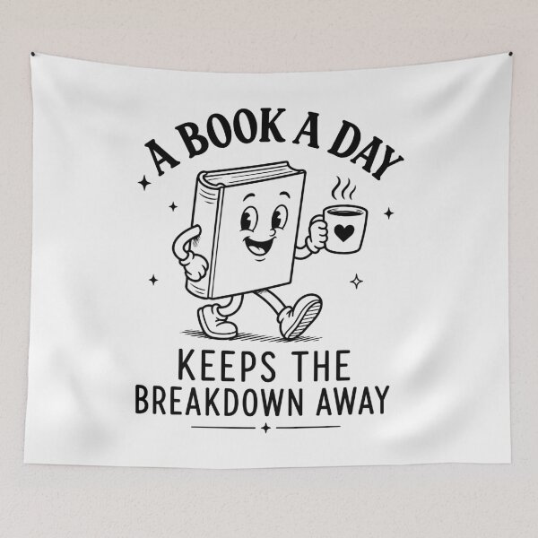 Item preview, Mental Health Reading Therapy Book Lover Gift Design designed and sold by w1ckerman.