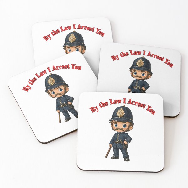 Item preview, By the Law I Arrest You Victorian Australian Policeman Chibi designed and sold by ArtisticDesignsbyLinda.