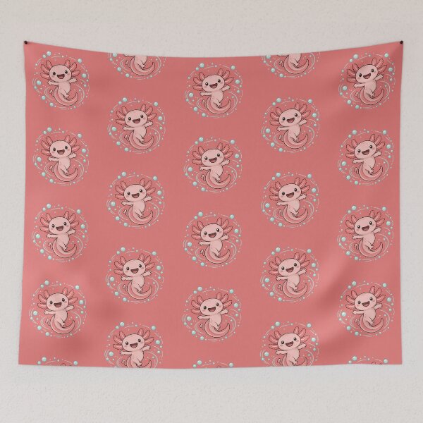 Item preview, Cute Kawaii Axolotl Cartoon designed and sold by Knacky Print.