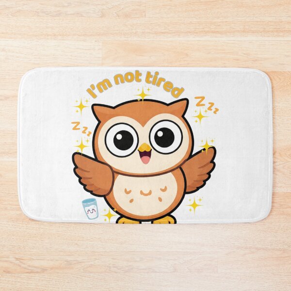 Item preview, I’m Not Tired Owl designed and sold by BRIGHT LITTLE STUDIO.