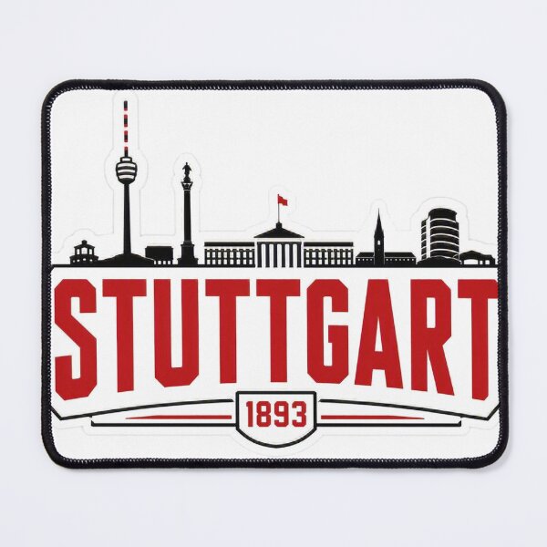 Item preview, Stuttgart skyline design designed and sold by Überklebs.